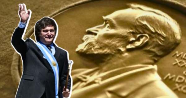 Consideran que Milei debe recibir Nobel de Economía: así reaccionó al pedido el mandatario de Argentina