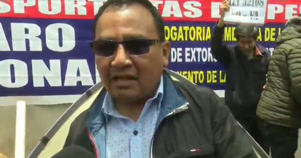 Transportistas inician huelga de hambre hasta que ley de crimen organizado sea derogada