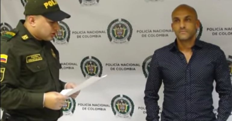 Exfutbolista de la selección colombiana Diego León Osorio fue detenido por narcotráfico