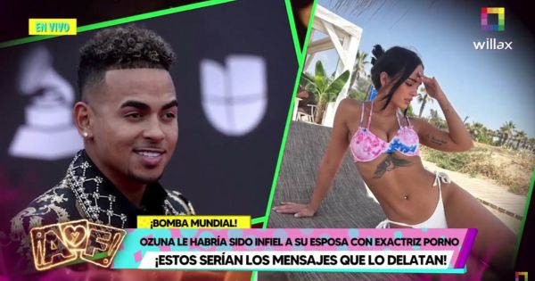 Ozuna le habría sido infiel a su esposa con exactriz porno: "Quería tener un hijo"