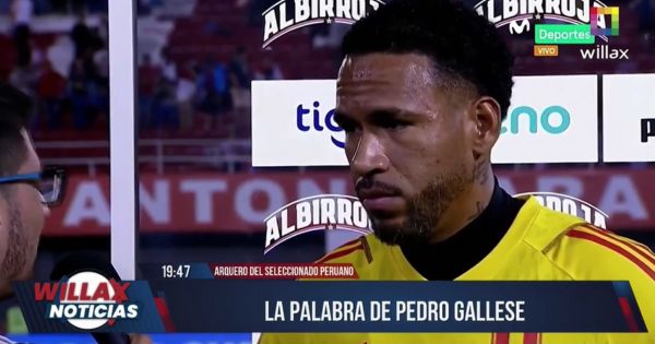 Pedro Gallese tras empate contra Paraguay: "Tenemos un equipo que tiene sed de revancha"