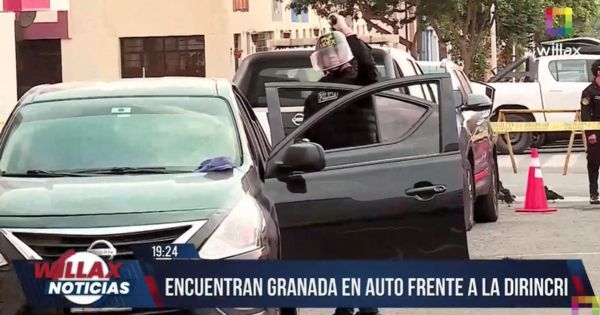 La Victoria: detienen a un sujeto que llevaba una granada en un auto cerca a Polvos Azules
