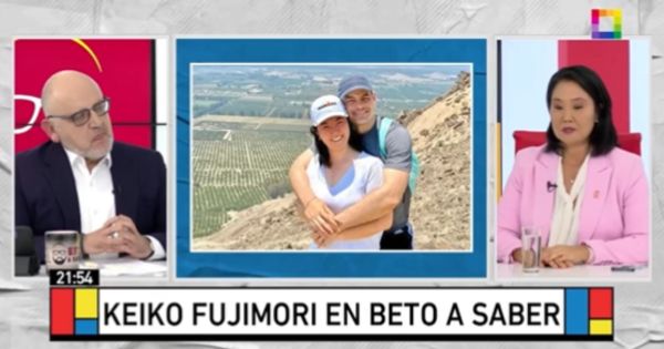Keiko Fujimori sobre Mark Vito: "No lo sigo en TikTok. Le deseo mucha suerte"