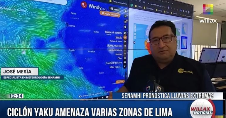 Senamhi pronostica lluvias extremas: la amenaza del ciclón Yaku en varias zonas de Lima