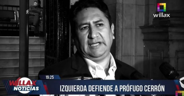 Portada: Vladimir Cerrón: congresistas izquierdistas defienden al prófugo líder de Perú Libre