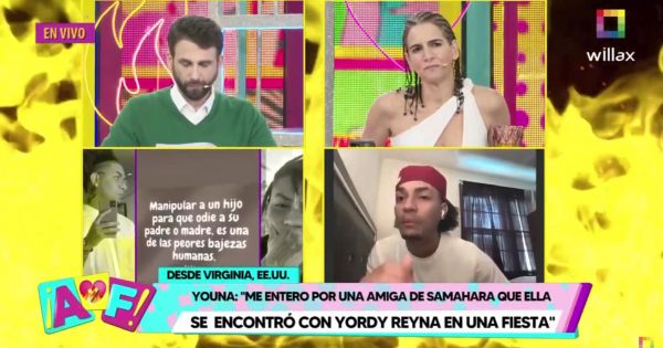 Youna revela que Samahara Lobatón le fue infiel con Yordy Reyna: "Durmió con él"