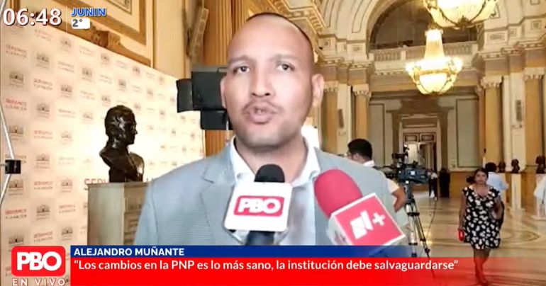 Alejandro Muñante: Es sumamente importante que se realicen cambios en la PNP