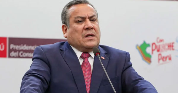 Premier Gustavo Adrianzén descarta tsunami tras fuerte sismo en Arequipa