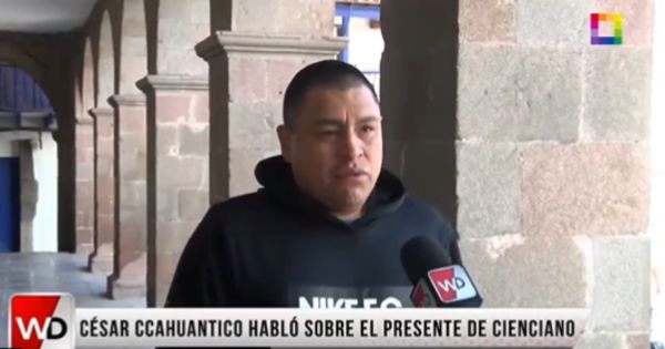 César Ccahuantico en exclusiva con Willax Deportes: "Cienciano ha perdido identidad, lo maneja gente foránea"