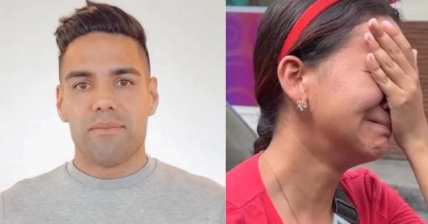 ¡Para emocionarse! Radamel Falcao donó 10 mil dólares a joven venezolana que vende caramelos en la calle