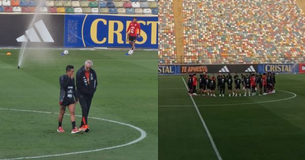 Con Christian Cueva, selección peruana entrenó en el Estadio Monumental, a días de enfrentar a Paraguay