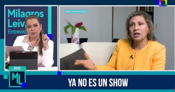 Milagros Leiva critica a la fiscal Elizabeth Peralta: "Cómo es posible que una mujer 'pinocha' esté con comparecencia"