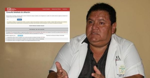 Portada: Perú Libre expulsará de su partido a César Linares, nuevo presidente de EsSalud