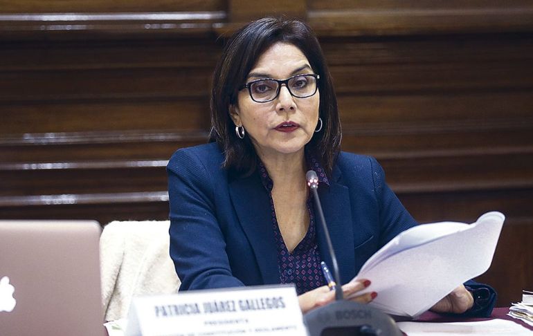 Portada: Patricia Juárez afirma que "las marchas deben ser pacíficas, nadie debe salir lesionado"