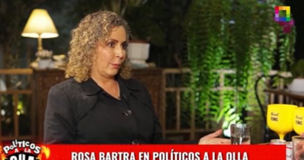 Rosa Bartra: "Estoy de acuerdo que postule Alberto Fujimori, que se privilegie su derecho a ser candidato"