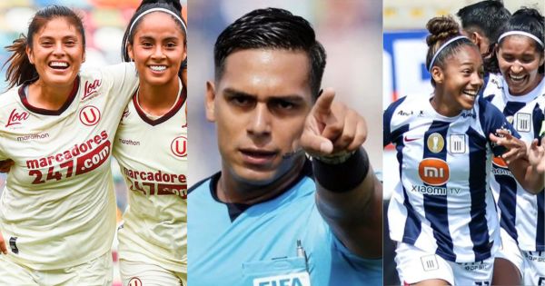 Universitario vs. Alianza Lima: Bruno Pérez será el árbitro de la segunda final de la Liga de Fútbol Femenino