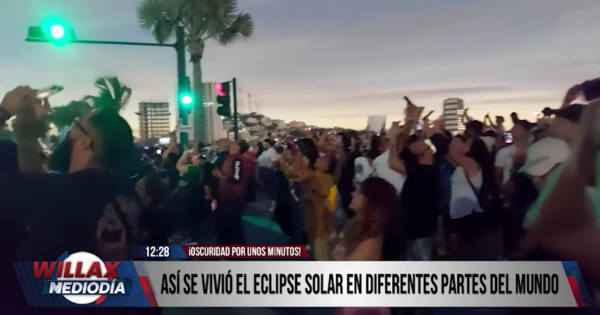 ¡Impresionante! Así se vivió el más reciente eclipse solar en diferentes partes del mundo