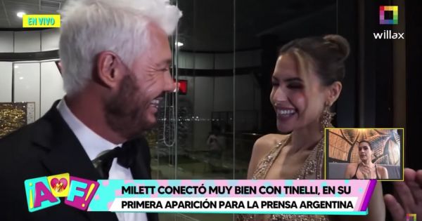 Milett Figueroa sobre Marcelo Tinelli: "Recién nos acabamos de conocer"