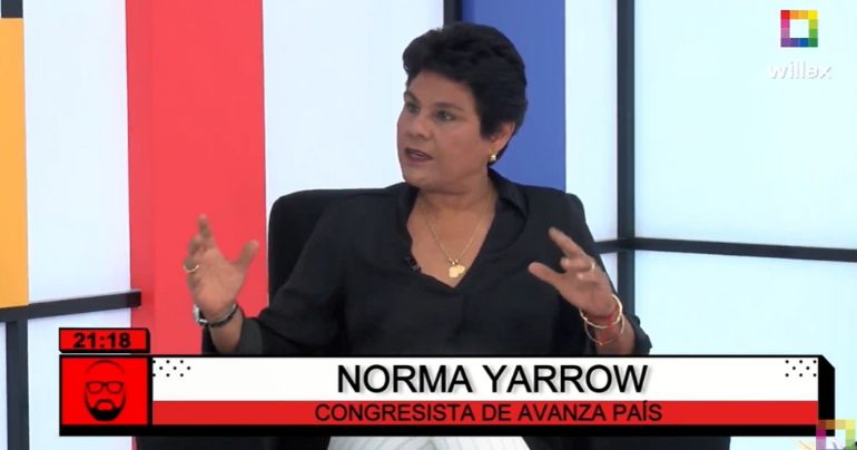 Norma Yarrow: "Dina Boluarte tiene que fortalecerse"