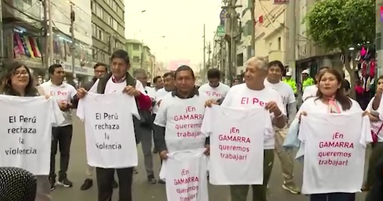 Portada: Empresarios de Gamarra sobre 'Toma de Lima': "Que se haga de manera pacífica, sin violencia"