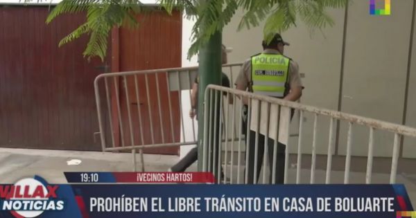 Prohíben libre tránsito en casa de Dina Boluarte: los vecinos están hartos