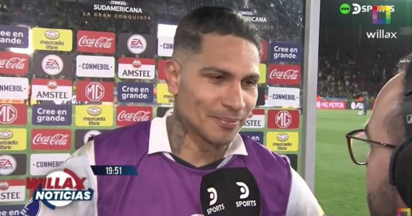 Paolo Guerrero tras clasificar a la final de la Copa Sudamericana: "Me hubiese gustado enfrentar a Corinthians"