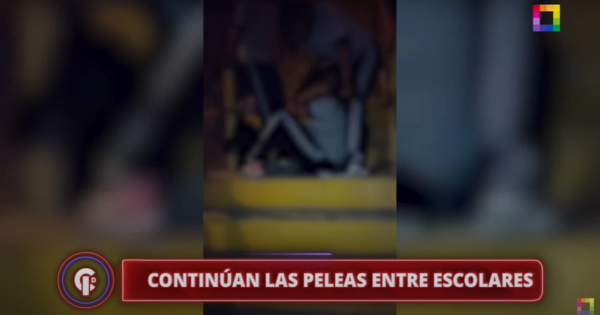 Padres de familia alertan que escolares siguen protagonizando brutales peleas | REPORTAJE DE 'CRÓNICAS DE IMPACTO'