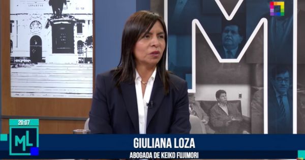 Portada: Giulliana Loza sobre José Domingo Pérez: "¿Por qué teme que yo esté defendiendo a Keiko Fujimori?"