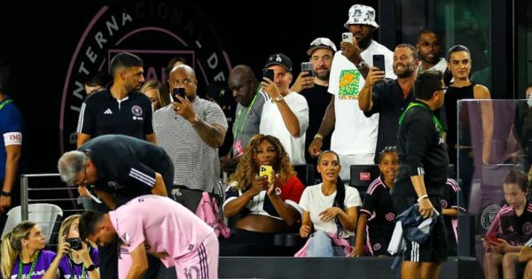 Portada: También idolatrán a Lionel Messi: Serena Williams y LeBron James asistieron al debut del astro en el Inter Miami