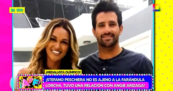 Stefano Peschiera no es ajeno a la farándula: tuvo un romance con Angie Arizaga