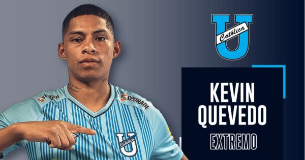 Portada: Universidad Católica se despidió de Kevin Quevedo: "Gracias por tus goles, esfuerzo y amistad"