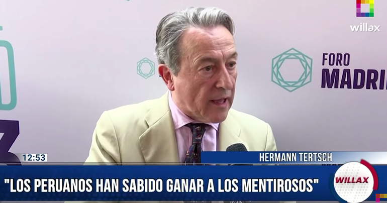 Hermann Tertsch: "Los peruanos han demostrado saber defenderse y ganar a los mentirosos"