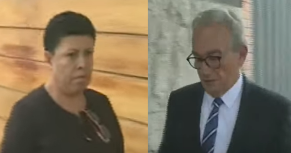 Alberto Fujimori: congresistas Moyano y Aguinaga llegaron vestidos de negro a casa de Keiko