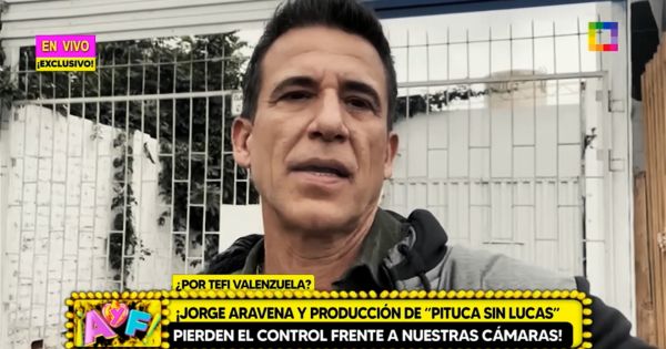 Portada: Jorge Aravena explota cuando le preguntan por Tefi Valenzuela: "No es problema tuyo"