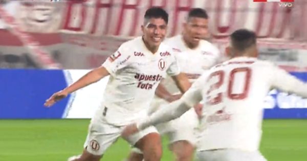 Universitario vs. Carlos A. Mannucci: Piero Quispe abrió el marcador a favor de los cremas (VIDEO)