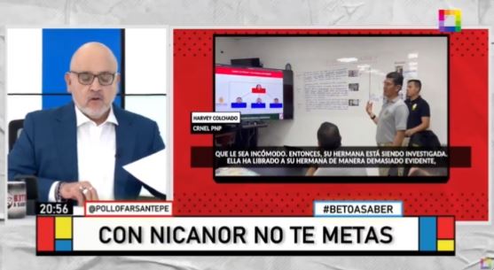 Beto Ortiz tras desactivación de equipo especial: "Nicanor Boluarte era la persona que estaba en la mira"