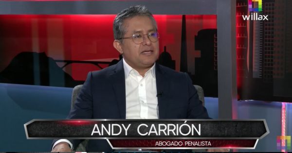 Andy Carrión: "En contra de Pedro Castillo pesan dos medidas restrictivas de libertad"