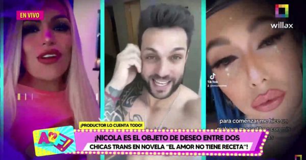 Nicola Porcella será objeto de deseo entre dos chicas trans en novela mexicana