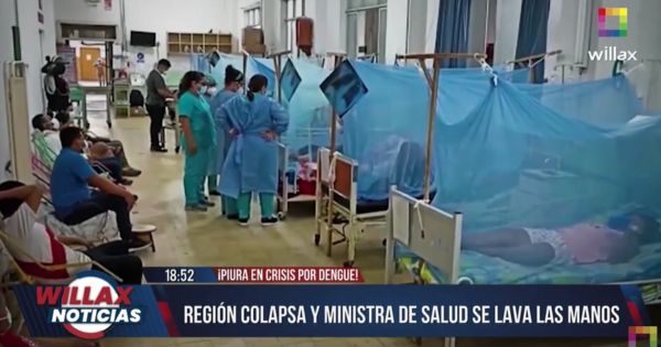 Piura en crisis por dengue: región colapsa y ministra de Salud se lava las manos (VIDEO)