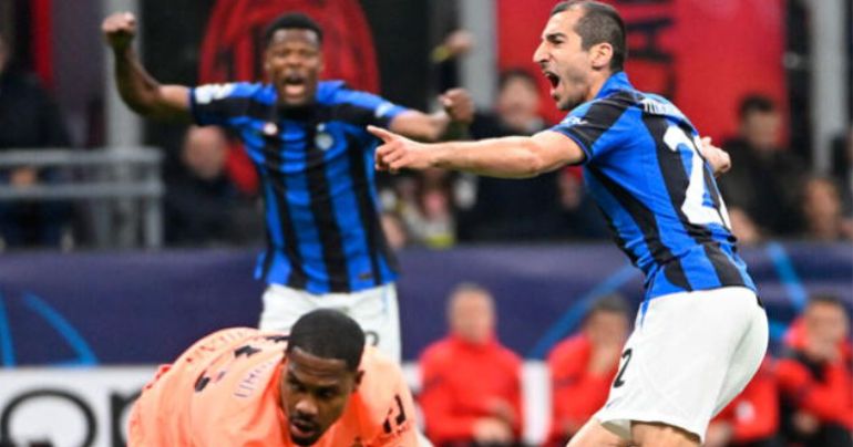 ¡Se acercó a la final! Inter de Milán venció de visita 2-0 a AC Milan por la Champions League
