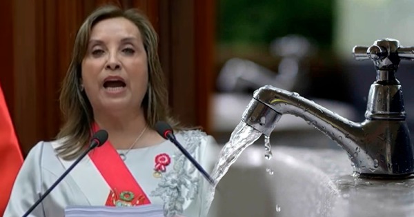 Portada: Dina Boluarte: "Durante mi gobierno no se privatizará el agua"