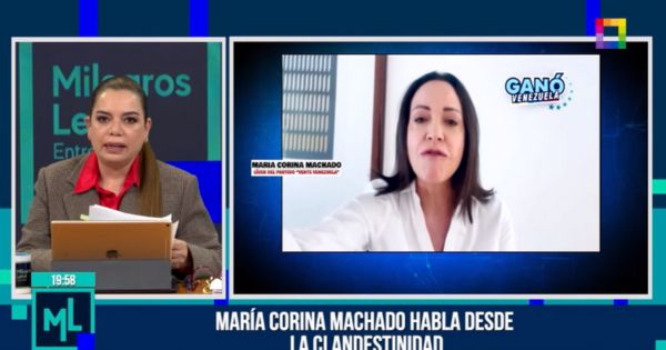 Portada: Milagros Leiva: "María Corina Machado es valiente y es una líder nata"