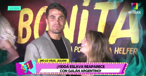 Yiddá Eslava reapareció con galán argentino: "Churrísimo, está soltero"
