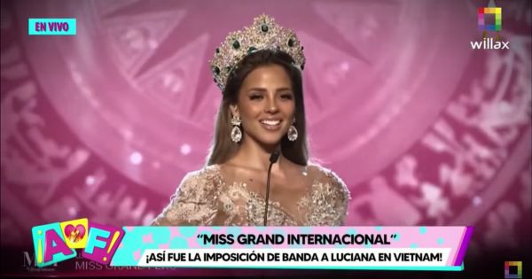 Luciana Fuster: así fue su pasarela en el Miss Grand Internacional 2023