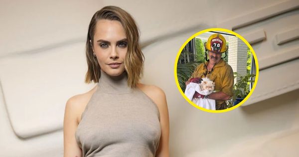 Cara Delevingne: incendio destruyó mansión de la modelo, pero sus gatos sobrevivieron