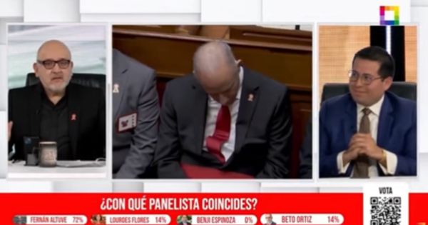 Beto Ortiz: "La imagen del canciller Javier González-Olaechea durmiendo representa al país, es el símbolo de la patria"