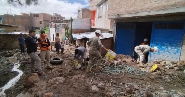 Ayacucho: más de 20 viviendas afectadas dejó un huaico en Huamanga
