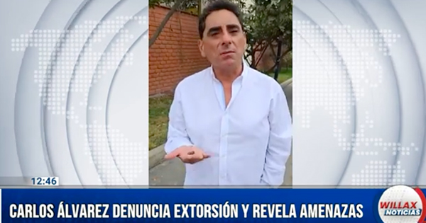 Carlos Álvarez denuncia extorsión y amenazas: halló una bala en su jardín (VIDEO)