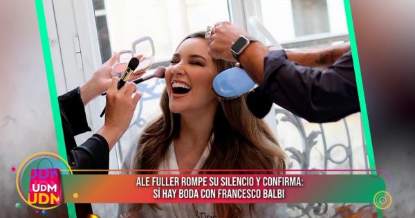 Portada: Alessandra Fuller desmiente separación de Francesco Balbi: "Nuestra boda está cerca"