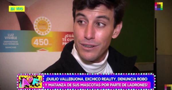 Portada: Duilio Vallebuona se quiebra al hablar de sus perritos asesinados: "Eran mis hijos"